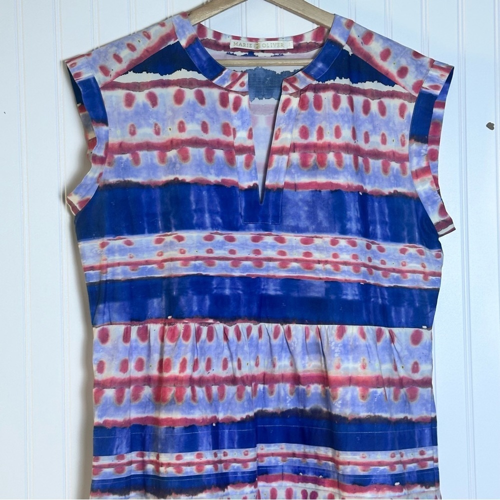 Marie Oliver Sawyer Dress in Summer Wash Size L Cotton Casual Travel - Picture 5 of 10